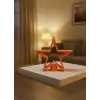 Turuncu Yıldız Mumluk Loş Işık Salon Dekoru