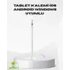 Type-C Şarjlı Dokunmatik Kalem – iPad, iPhone ve Android Uyumlu, Sessiz Çalışan