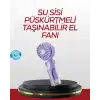Type-C Şarjlı Taşınabilir Su Buharlı Mini Vantilatör