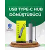 Type‑C Dönüştürücü – 2×USB3.0, SD/MS, 4K HDMI & RJ45 ile Profesyonel Kullanım