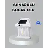 Üç Modlu Güneş Enerjili Duvar Lambası 1800mAh Bataryalı ve Hareket Sensörlü