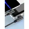 Usb To Lightning 3m 2.4a Kablo - Siyah