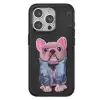 Venco İphone 15 Pro Max Cute Desenli Kapak - Siyah