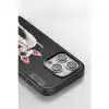 Venco İphone 15 Pro Perma Desenli Kapak - Siyah
