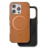 Venco İphone 16 Pro Puskas Magsafe Kapak - Açık Kahve