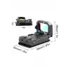 Vism Flipdot Reflex M2 Red Dot Sight  Katlanabilir Optik,  İçin 22mm Reflex Nişangâh
