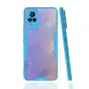 Vivo V21e Kılıf Platin Silikon - Mavi