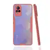 Vivo V21e Kılıf Platin Silikon - Pembe
