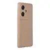 Vivo V29 Lite Kılıf Nano İçi Kadife Silikon - Pudra