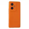 Vivo V29 Lite Kılıf Nano İçi Kadife Silikon - Turuncu
