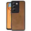 Vivo V30 Lite 4g Kılıf Aras Deri Kapak - Taba