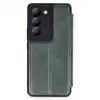 Vivo V30 Lite 4g Kılıf Flip Cover - Koyu Yeşil