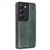 Vivo V30 Lite 4g Kılıf Flip Cover - Koyu Yeşil