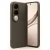 Vivo V50 Lite 4g Auto Focus Karbon Kapak - Kahverengi