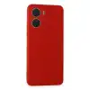 Vivo Y16 Kılıf First Silikon - Kırmızı