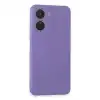 Vivo Y16 Kılıf First Silikon - Lila