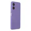 Vivo Y16 Kılıf First Silikon - Lila