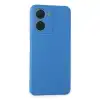 Vivo Y16 Kılıf First Silikon - Mavi
