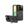 Vivo Y16 Kılıf Joy Lens Standlı Kapak - Siyah