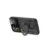 Vivo Y16 Kılıf Joy Lens Standlı Kapak - Siyah