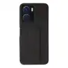 Vivo Y16 Kılıf Mega Standlı Silikon - Siyah