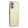 Vivo Y16 Kılıf Razer Lensli Silikon - Gold