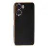 Vivo Y16 Kılıf Volet Silikon - Siyah