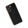 Vivo Y16 Kılıf Volet Silikon - Siyah