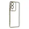 Vivo Y17s Kılıf Razer Lensli Silikon - Gold