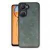 Vivo Y18 Kılıf Aras Deri Kapak - Koyu Yeşil