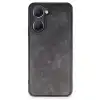 Vivo Y18 Kılıf Aras Deri Kapak - Siyah