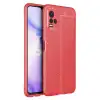 Vivo Y21s Kılıf Auto Focus Kapak - Kırmızı