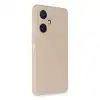 Vivo Y27 Kılıf Nano İçi Kadife Silikon - Pudra