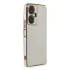 Vivo Y27 Kılıf Volet Silikon - Beyaz