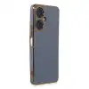 Vivo Y27 Kılıf Volet Silikon - Mavi