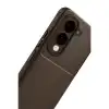 Vivo Y29s Auto Focus Karbon Kapak - Kahverengi