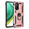 Xiaomi Mi 10t Pro Kılıf Sofya Yüzüklü Silikon Kapak - Rose