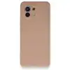 Xiaomi Mi 11 Kılıf Nano İçi Kadife Silikon - Pudra