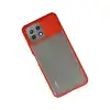 Xiaomi Mi 11 Lite Kılıf Palm Buzlu Kamera Sürgülü Silikon - Kırmızı
