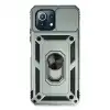 Xiaomi Mi 11 Lite Kılıf Pars Lens Yüzüklü Silikon - Yeşil
