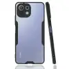 Xiaomi Mi 11 Lite Kılıf Platin Silikon - Siyah