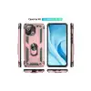 Xiaomi Mi 11 Lite Kılıf Sofya Yüzüklü Silikon Kapak - Rose