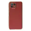 Xiaomi Mi 11 Lite Kılıf Volet Silikon - Kırmızı