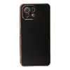 Xiaomi Mi 11 Lite Kılıf Volet Silikon - Siyah