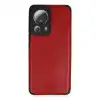 Xiaomi Mi 13 Lite Kılıf Loop Deri Silikon - Kırmızı