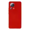 Xiaomi Mi 13 Lite Kılıf Nano İçi Kadife Silikon - Kırmızı
