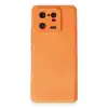 Xiaomi Mi 13 Pro Kılıf Nano İçi Kadife Silikon - Turuncu