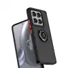 Xiaomi Mi 14t Montreal Yüzüklü Silikon Kapak - Siyah