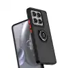 Xiaomi Mi 14t Pro Kılıf Montreal Yüzüklü Silikon Kapak - Siyah