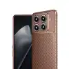Xiaomi Mi 15t Pro Auto Focus Karbon Kapak - Kahverengi